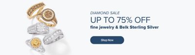 Various jewelry. Diamond sale. Up to 75% off fine jewelry and Belk Sterling Silver. Shop now. 