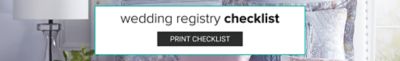 Wedding Registry Checklist  Wedding registry checklist, Wedding