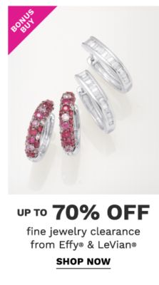 Bonus Buy - Up to 70% off fine jewelry clearance from Effy® & LeVian®. Shop Now.