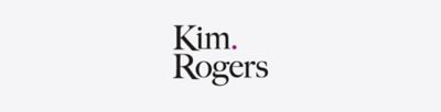 Kim Rogers logo. Shop Kim Rogers now.