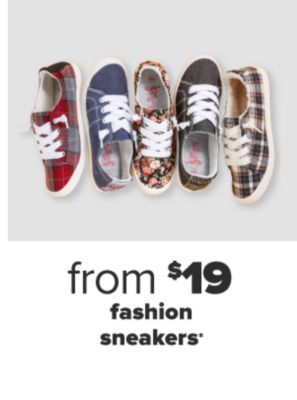 Fashion sneakers from $19.