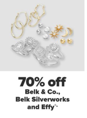 70% off Belk & Co. Belk Silverworks and Effy.