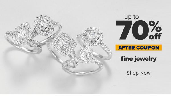 Up to 70% off fine jewelry after coupon. Shop Now.