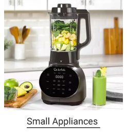 A blender filled with ingredients. Shop Small Appliances.