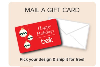 Mail a gift card. Image of gift card. Pick a design & ship it for free!