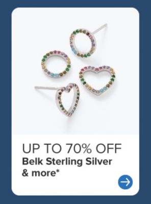 Two pairs of earrings. Up to 70% off Belk Sterling Silver & more. 