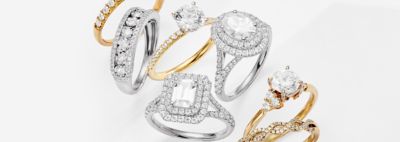 Image of diamond rings.