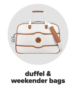 A gray duffel bag. Duffel and weekender bags