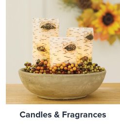Image of decorative candle. Shop candles & fragrances.