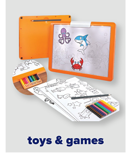 A drawing kit. Toys and games.