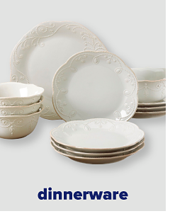 A variety of white plates and bowls. Dinnerware.