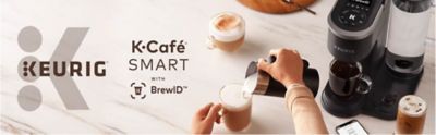 Keurig K Cafe Smart Brewer, Single-serve Coffee Makers