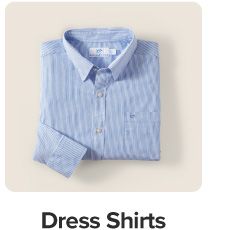 Image of a light blue button down shirt. Shop dress shirts.