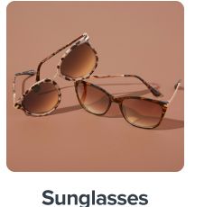 An image of two pairs of sunglasses. Shop sunglasses.