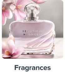 Image of a perfume bottle. Fragrances.