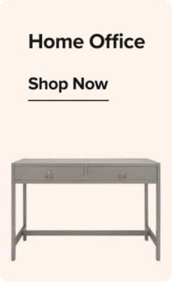Grey desk. Shop home office furniture