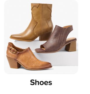 Various shoes. Shop shoes.