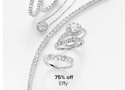 An assortment of diamond jewelry. 75% off Effy. 