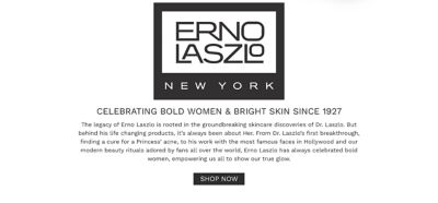 Erno Laszlo New York. Celebrating bold women and bright skin since 1927. Shop now.