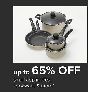 Beige pot and pan set. Up to 65% off small appliances, cookware and more.