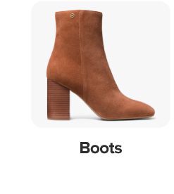 A brown boot. Shop boots.