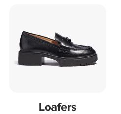 A black loafer. Shop loafers.