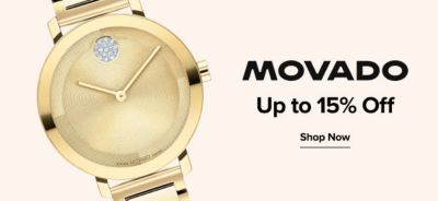 Movado watches. Up to 15% off. Shop now.