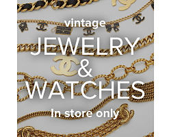 Shop vintage jewelry and watches. In store only