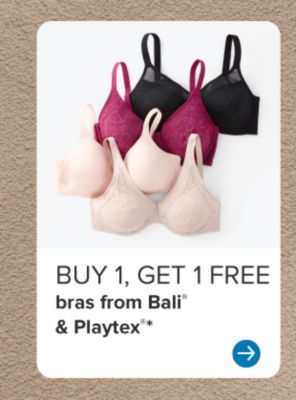 Buy one, get one free bras.