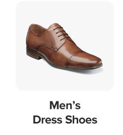 A brown leather dress shoe. Shop men's dress shoes.