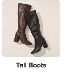 Image of tall leather boots. Shop tall boots.