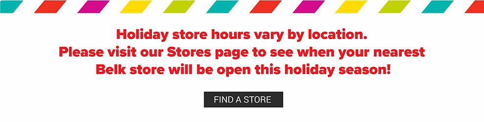 Please visit our stores page to see when your nearest Belk store will be open this holiday weekend. Find a store.