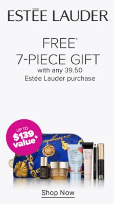 Estee Lauder. Free 7-piece gift with any 39.50 Estee Lauder purchase. Shop now.