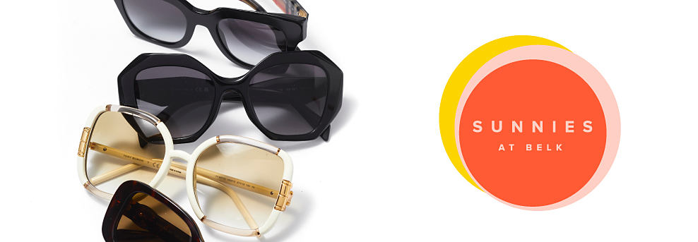 A selection of designer sunglasses. Sunnies at Belk. 