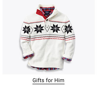 Image of sweater. Shop gifts for him.