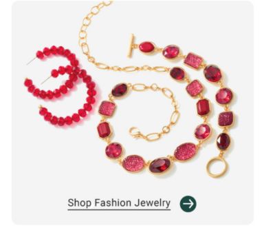 An image of a variety of fashion jewelry. Shop fashion jewelry.