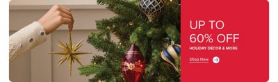 Image of Christmas tree with ornaments. up to 60% off holiday decor & more. Shop now.