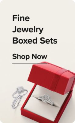 Various rings in a box. Fine jewelry boxed sets. Shop now.