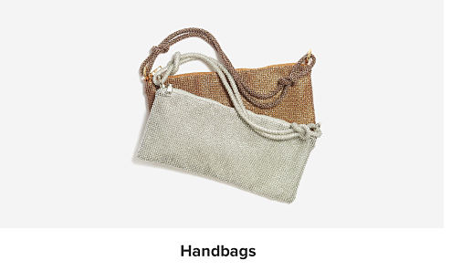 Two handbags. Shop handbags.