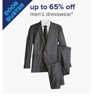 Up to 65% off mens dresswear.
