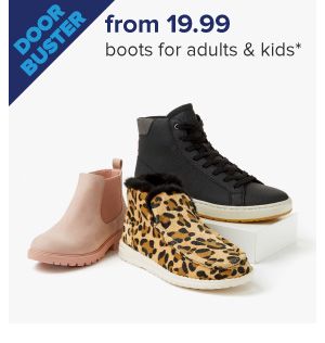 From 19.99 boots for adults and kids
