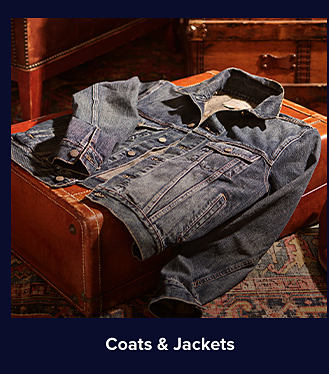 An image of a denim jacket. Shop coats and jackets.