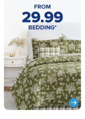 From 29.99 bedding