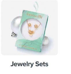 A boxed jewelry set. Shop jewelry sets.