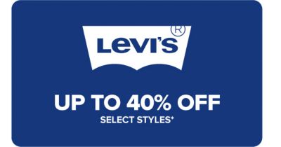 Levi's. Up to 40% off select men's, women' & kids' styles.