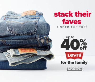 Stack their faves under the tree - Up to 40% off Levi's for the family. Shop Now.