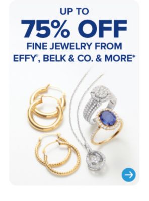 Diamond jewelry. Up to 75% off fine jewelry from Effy, Belk and Co and more.