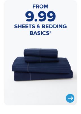 Folded blue sheets. From 9.99 sheets and bedding basics.