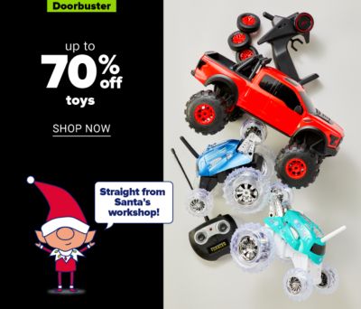 Doorbuster - up to 70% off toys. Shop Now.