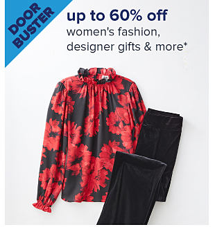 Doorbuster. Up to 60% off women's fashion, designer gifts & more. Image of women's clothing. Shop now.